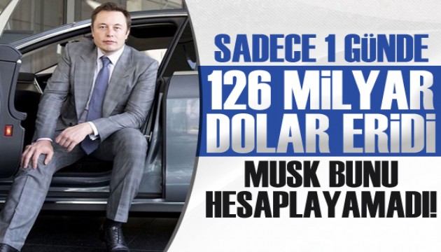 Sadece 1 günde 126 milyar dolar eridi!